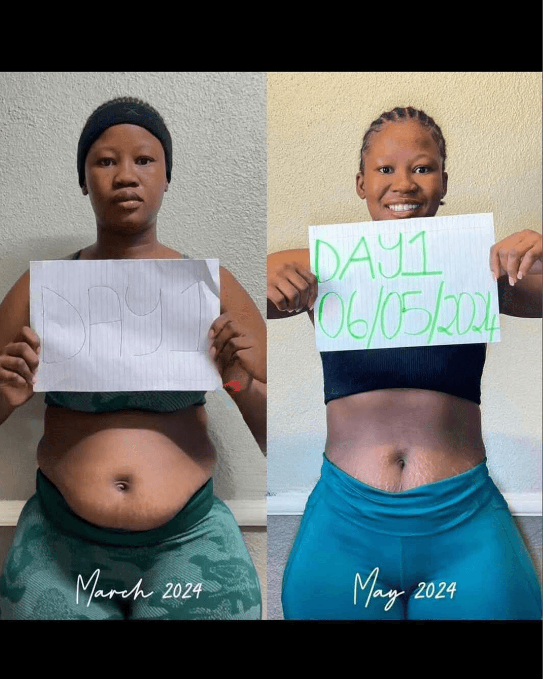 Sandrolfit client transformation — March 2024 to May 2024